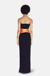 NARI BLACK/ORANGE GOWN