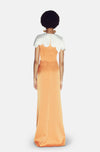 NARA ORANGE/WHITE GOWN