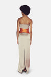 HIKARI TAUPE/ORANGE GOWN