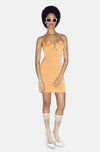 YOKO ORANGE MINI DRESS