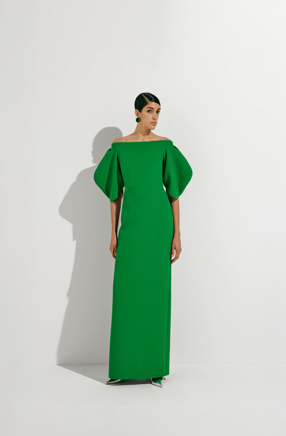 FERIHA BRIGHT GREEN GOWN Filiarmi FERIHA BRIGHT GREEN GOWN Filiarmi