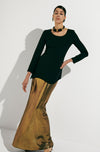 MAUREEN BLACK & GOLD GOWN