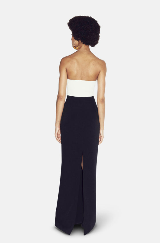 NORA BLACK/WHITE GOWN