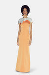 NARA ORANGE/WHITE GOWN