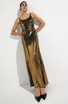 MERLE GOLD GOWN