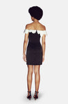 LEE BLACK/WHITE MINI DRESS