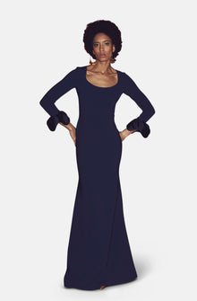  LEILANI NAVY GOWN
