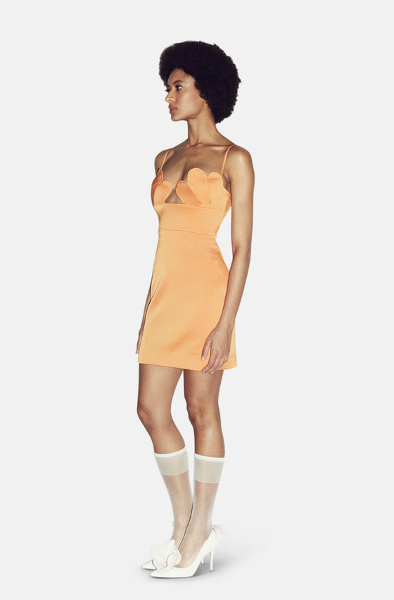 YOKO ORANGE MINI DRESS