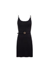 BEGONIA BLACK MINI DRESS