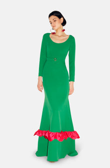  MARYAM GREEN GOWN