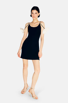  CANARY BLACK MINI DRESS