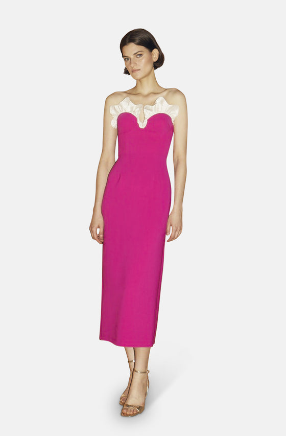 DIANA FUCHSIA MAXI DRESS