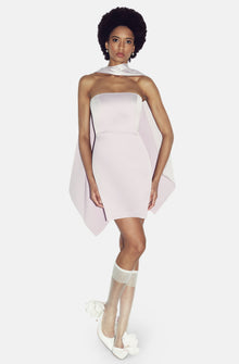  KENJI WHITE MINI DRESS