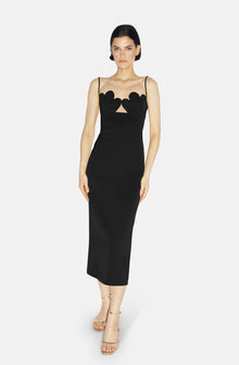  FABIOLA BLACK MAXI DRESS