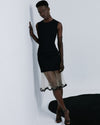 APPLE BLACK MIDI DRESS