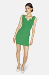 IXORA GREEN MINI DRESS