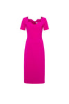 LANTANA FUCHSIA MIDI DRESS