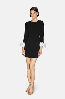  MARILYN BLACK MINI DRESS