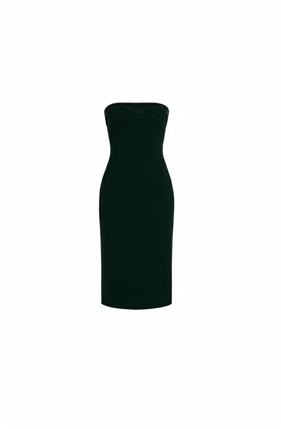 black midi party dresses MARLENE DRESS – Filiarmi COLOR:Dusty Turquoise WINTER SALE asymmetrical bodice Swift's wardrobe malfunction -