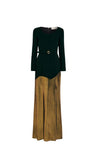 MAUREEN BLACK & GOLD GOWN