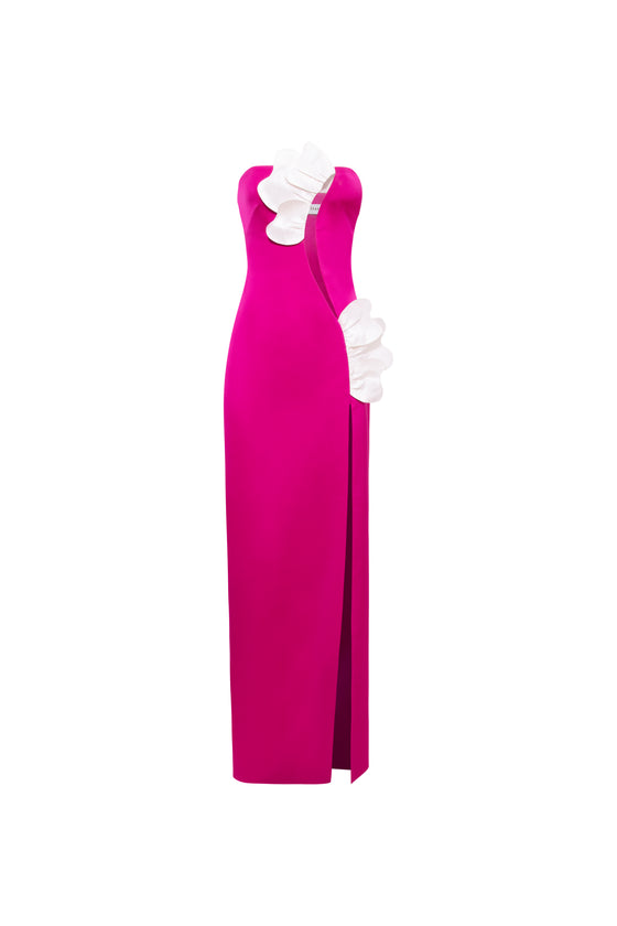 VIRGINIA FUCHSIA GOWN