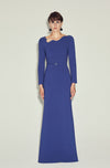 YOLA SAPPHIRE BLUE GOWN