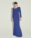 YOLA SAPPHIRE BLUE GOWN