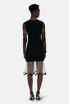 APPLE BLACK MIDI DRESS