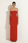 BARBARA RED GOWN