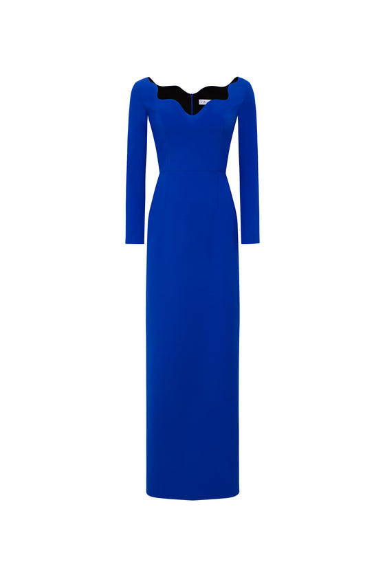 CHERRY NAVY GOWN