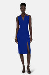 GENEVIEVE NAVY MIDI DRESS