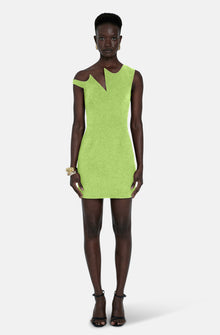  LAURA GREEN MINI DRESS