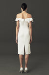 MANAMI WHITE MIDI DRESS