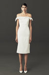 MANAMI WHITE MIDI DRESS