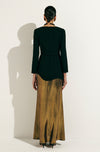 MAUREEN BLACK & GOLD GOWN