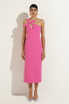 PAULETTE HOT PINK MAXI DRESS