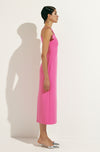 PAULETTE HOT PINK MAXI DRESS